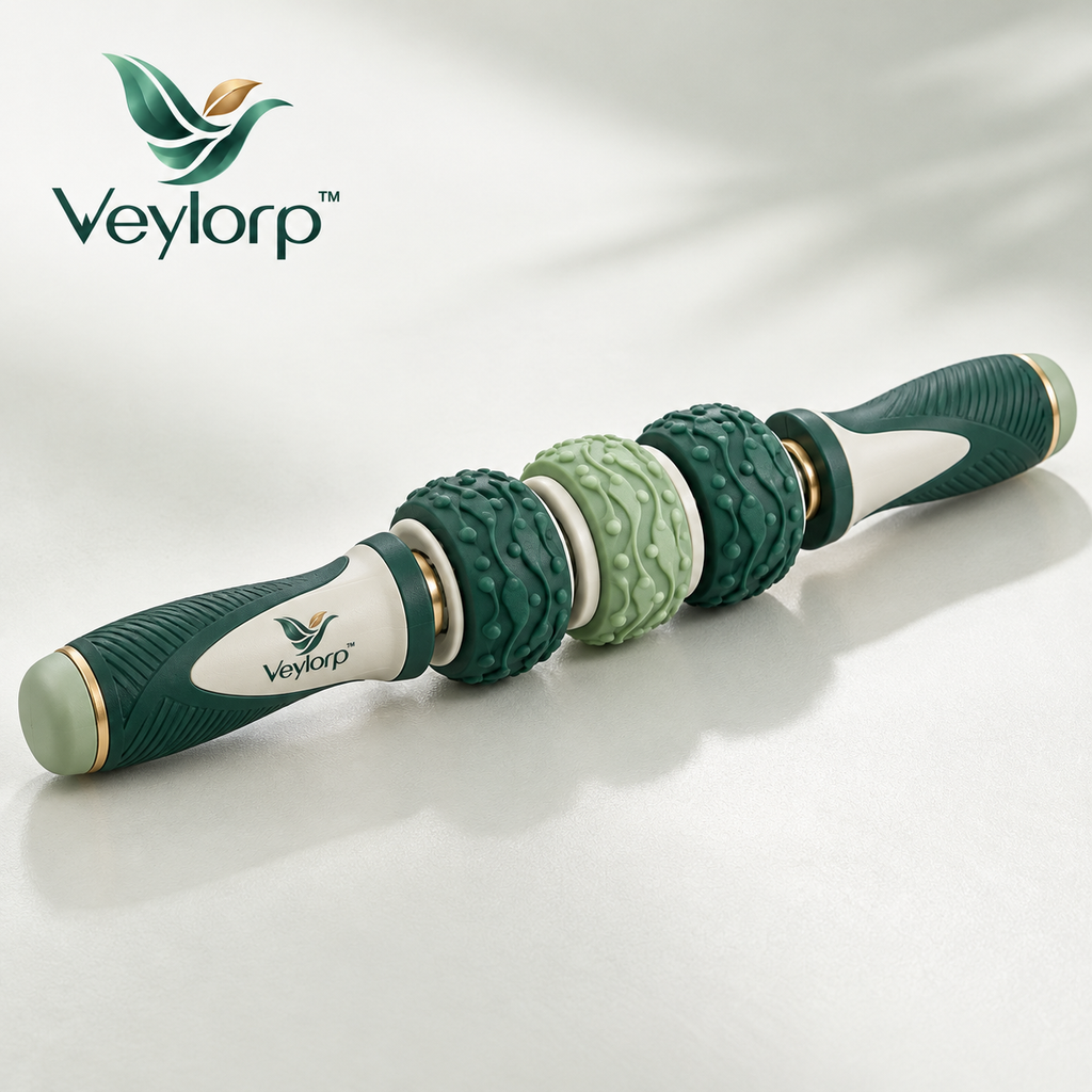 Veylorp™ Offset Three Roller Massage Wand
