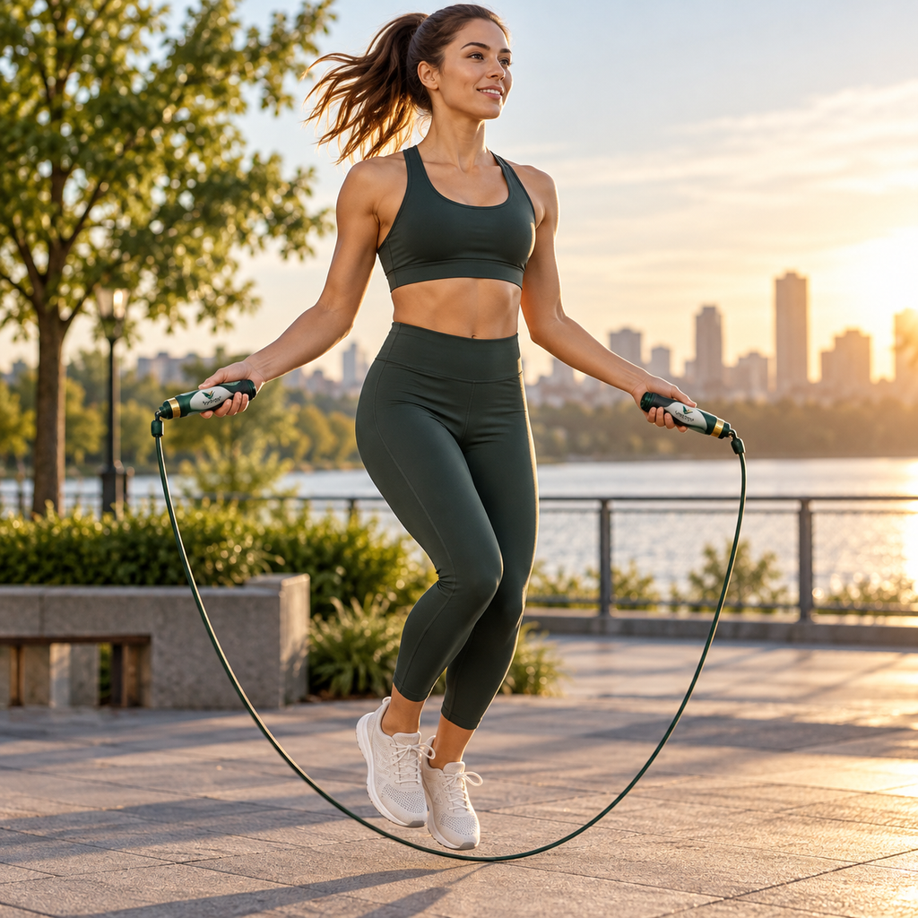 Veylorp™ Swivel Neck Adjustable Jump Rope